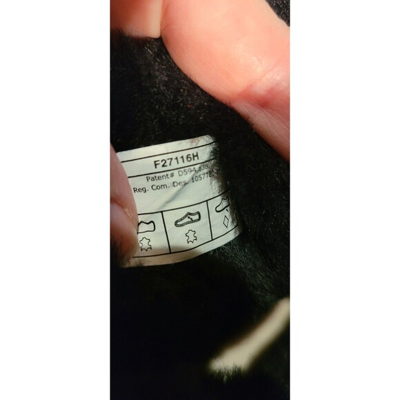 UGG Women Sz 9 Bailey Bow Black Sheepskin Shearling Sherpa Snow Boots 1016225 - Picture 6 of 7